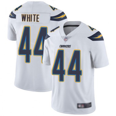Los Angeles Chargers NFL Football Kyzir White White Jersey Youth Limited  #44 Road Vapor Untouchable->youth nfl jersey->Youth Jersey
